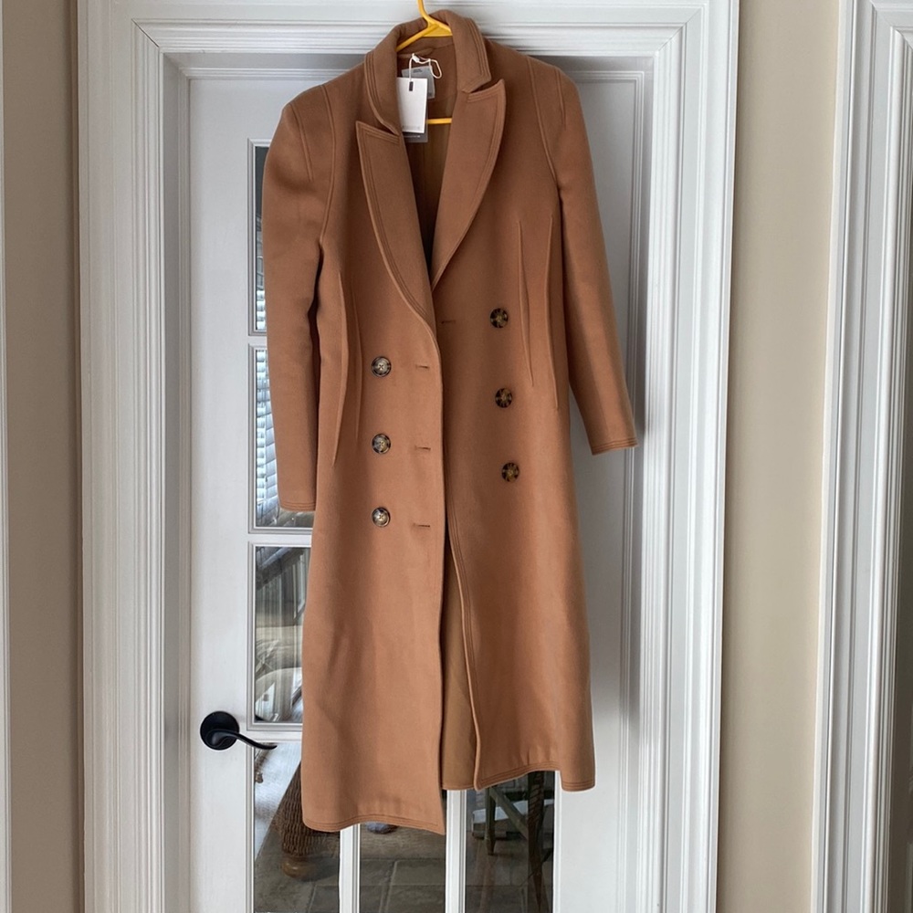 C/MEO collective camel pea coat